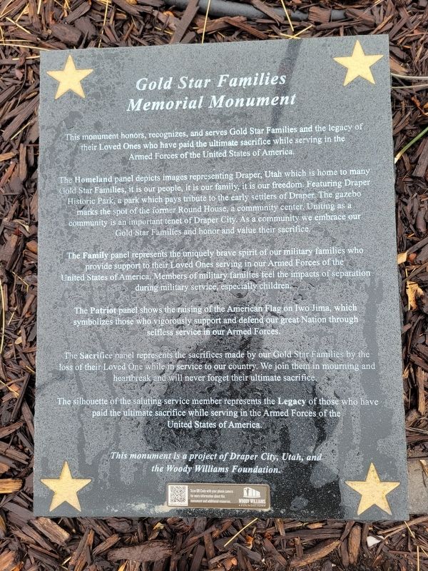 Gold Star Families Memorial Monument Marker image. Click for full size.