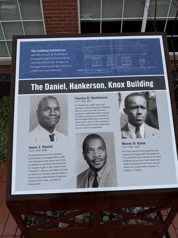 The Daniel, Hankerson, Knox Building Marker [Left plaque] image. Click for full size.