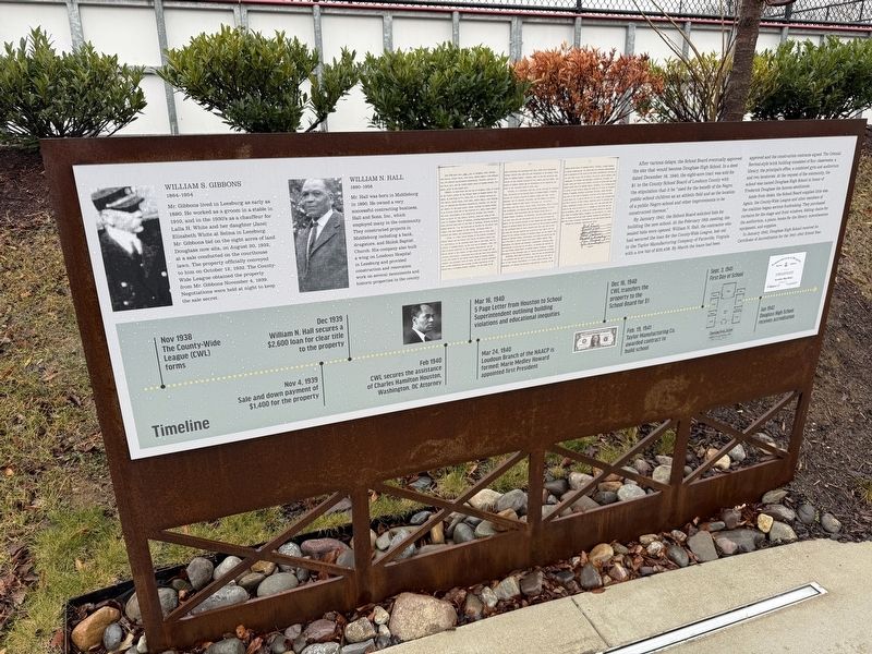 Tribute to the County-Wide League Marker [Center plaque] image. Click for full size.
