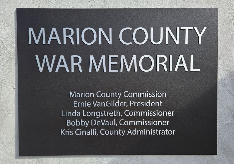 Marion County War Memorial image. Click for full size.