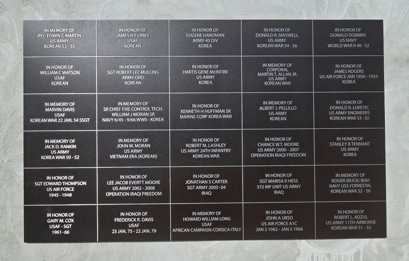Marion County War Memorial image. Click for full size.