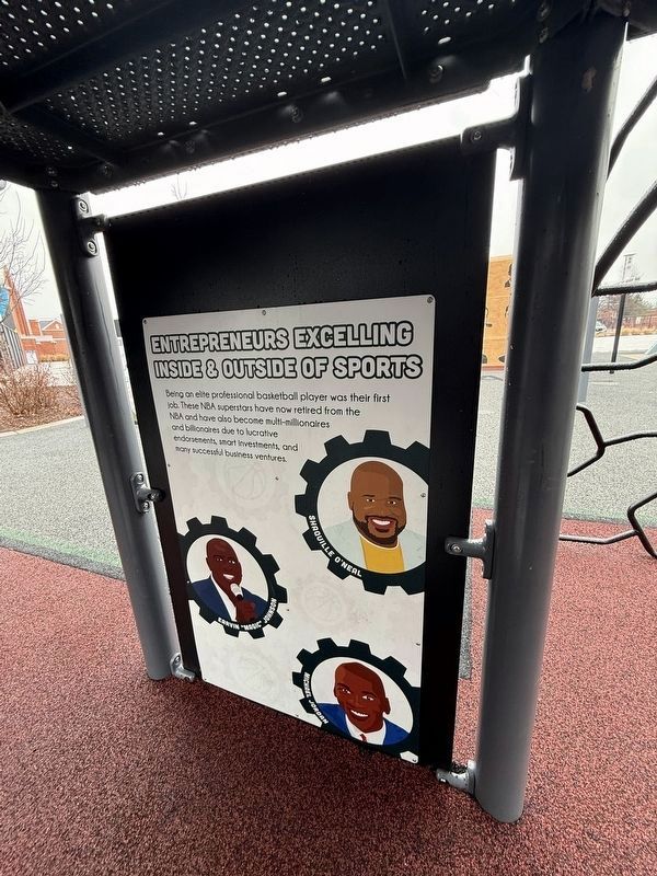 Entrepreneurs Excelling Inside & Outside of Sports Marker image. Click for full size.