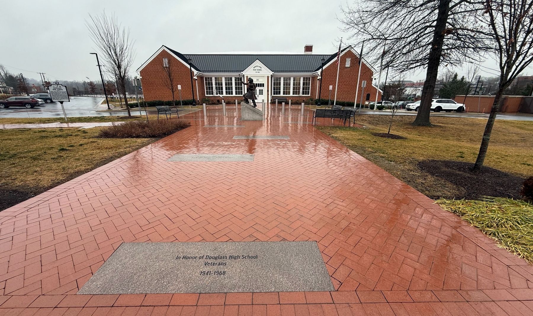 Douglass High School Marker image. Click for full size.