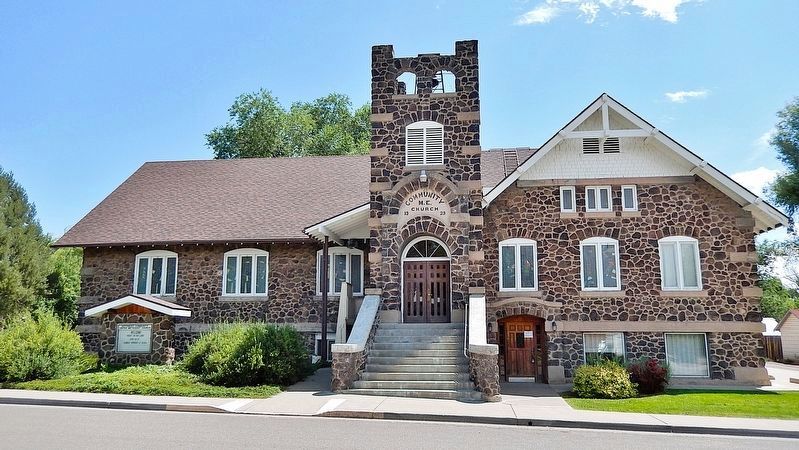 Hotchkiss Methodist Episcopal Church<br>(<i>west/front elevation</i>) image. Click for full size.