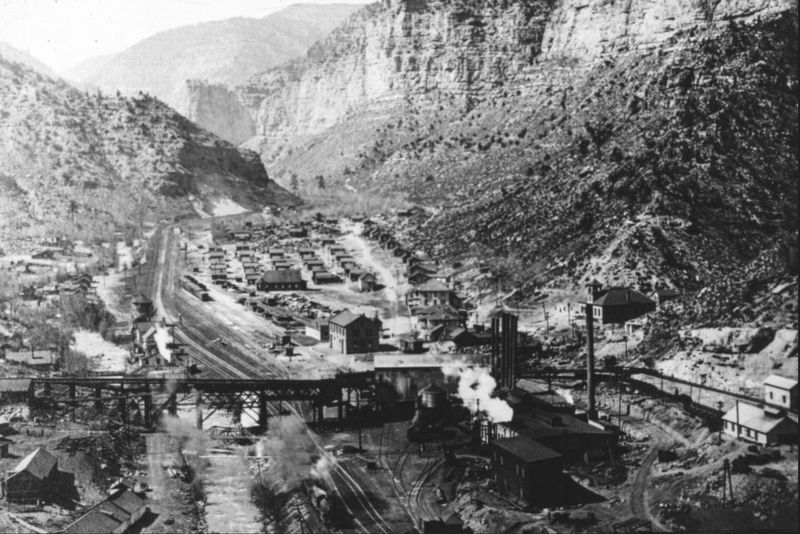 Aerial view of Spring Canyon, Utah. Click for full size. Aerial view of Spring Canyon, Utah image. Click for full size.