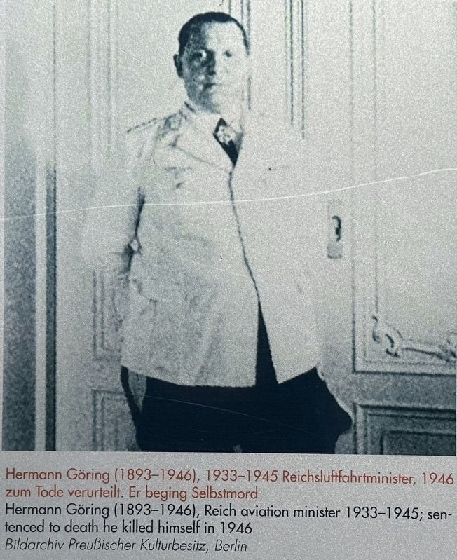 Marker photo: Hermann G�ring (1893-1946) image. Click for full size.