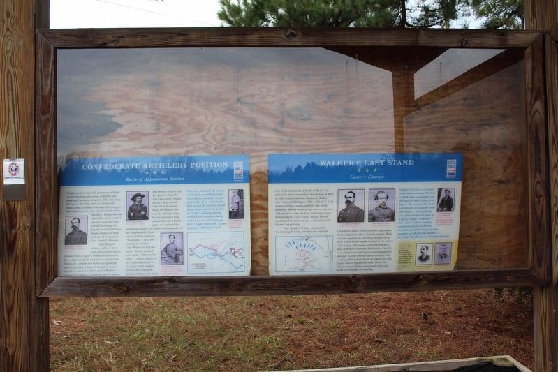 Confederate Artillery Position Marker. Click for full size. Confederate Artillery Position Marker image. Click for full size.