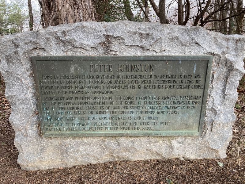 Peter Johnston Marker image. Click for full size.