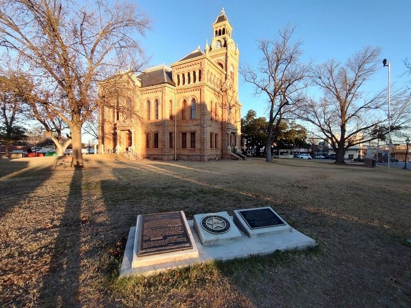 Llano County Marker on the right image. Click for full size.