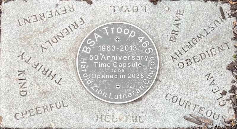 BSA Troop 465 Time Capsule image. Click for full size.