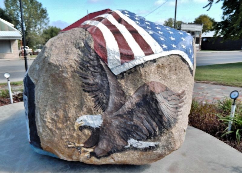 Davis County Freedom Rock (<i>south side</i>). Click for full size. Davis County Freedom Rock (<i>south side</i>) image. Click for full size.