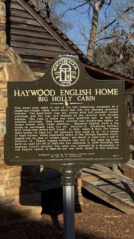 Haywood English Home Marker image. Click for full size.