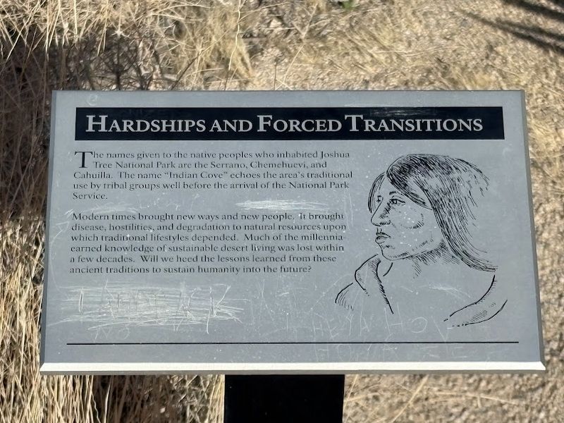 Hardships and Forced Transitions Marker. Click for full size. Hardships and Forced Transitions Marker image. Click for full size.