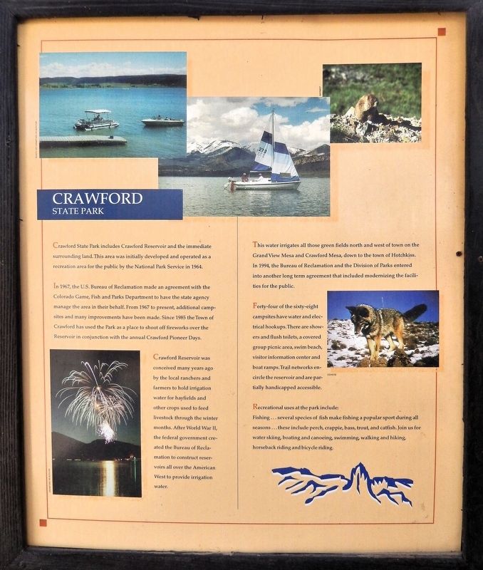 Crawford State Park Marker image. Click for full size.