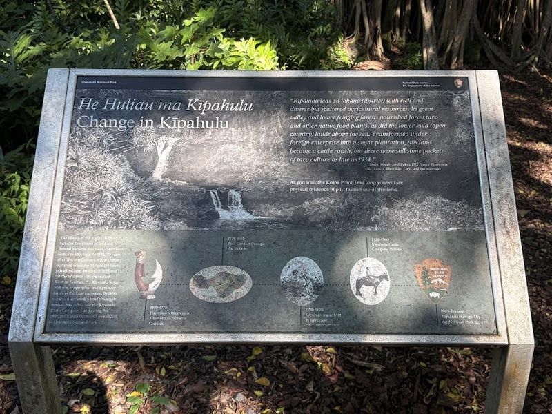 He Huliau ma Kipahulu or Change in Kipahulu Marker image. Click for full size.