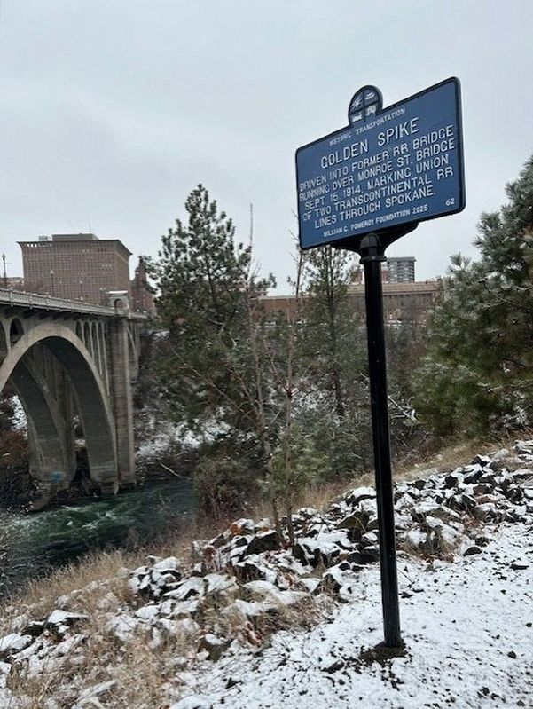 Golden Spike Marker image. Click for full size.