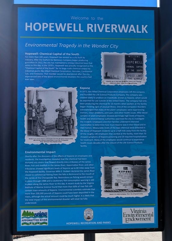 Welcome to the Hopewell Riverwalk Marker (panel 2) image. Click for full size.
