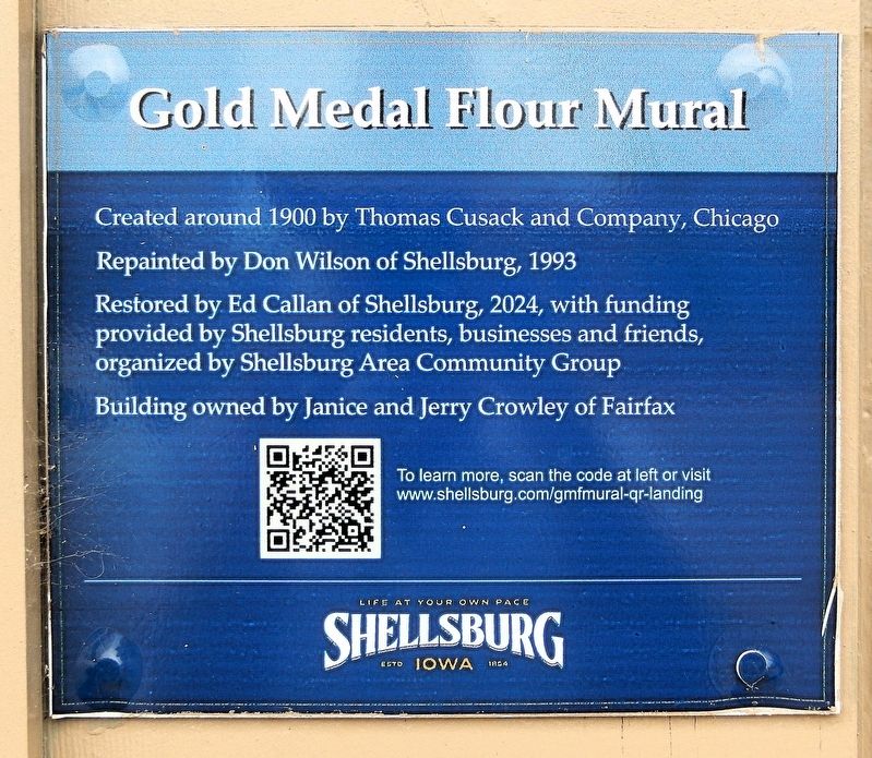 Gold Medal Flour Mural Marker image. Click for full size.