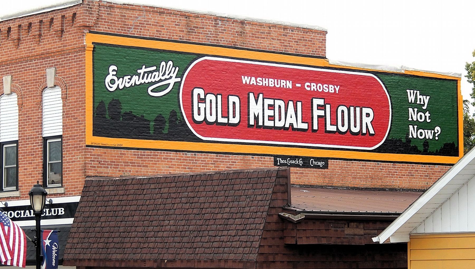 Gold Medal Flour Mural image. Click for full size.