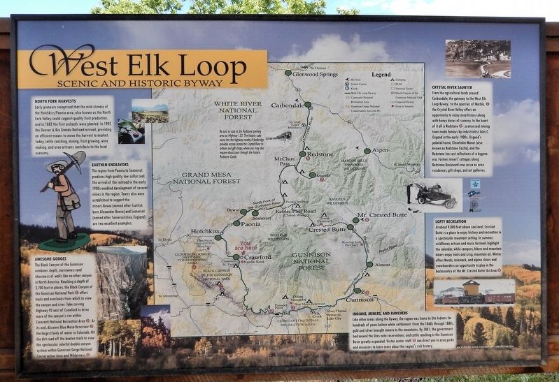 West Elk Loop Marker image. Click for full size.