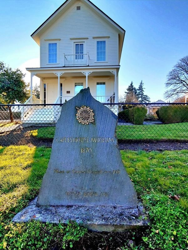 Caples House Museum Marker image. Click for full size.