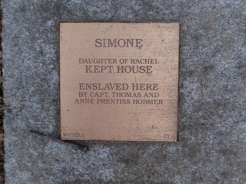 Simone Witness Stone Marker image. Click for full size.