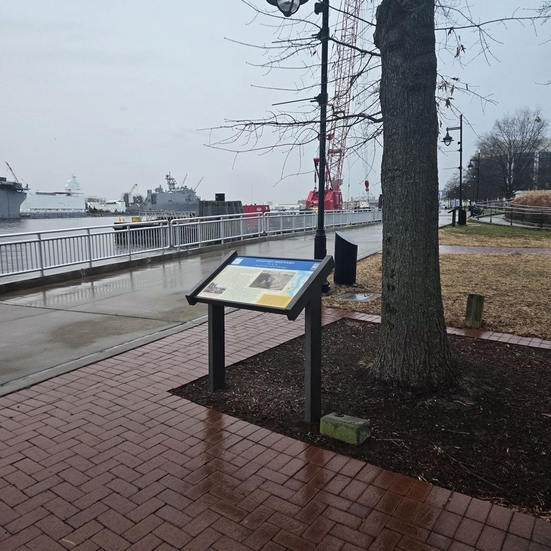 Gosport Shipyard Marker image. Click for full size.