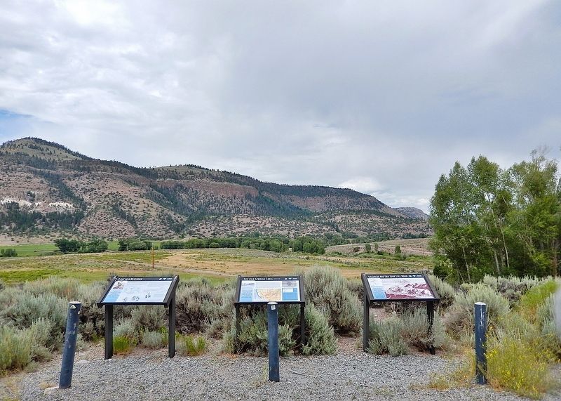 The Old Spanish Trail Marker image. Click for full size.