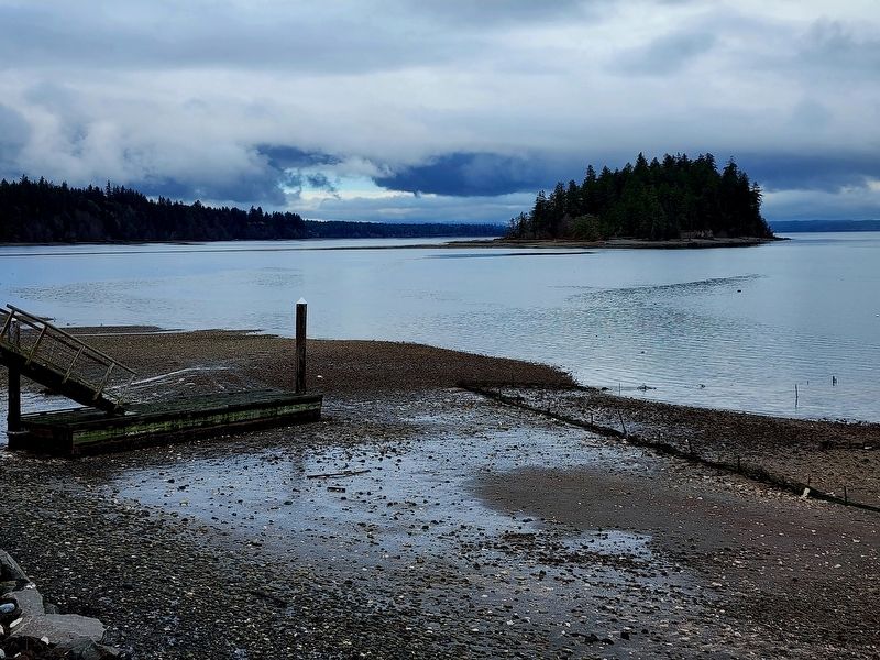 The cemetery is near the water.. Click for full size. The cemetery is near the water. image. Click for full size.