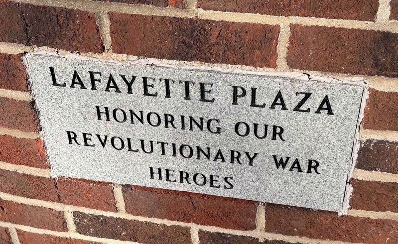 Lafayette Plaza Dedication image. Click for full size.