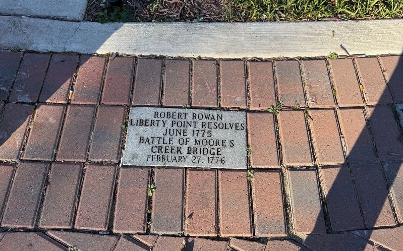 Robert Rowan plaque image. Click for full size.