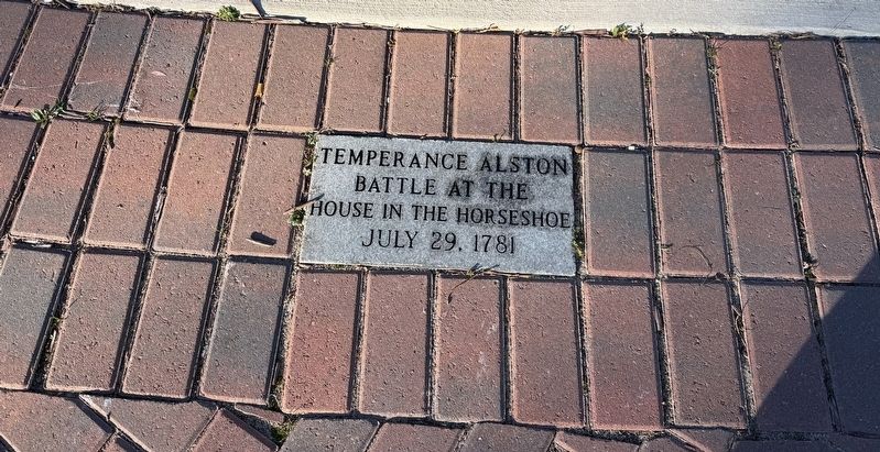 Temperance Alson plaque image. Click for full size.