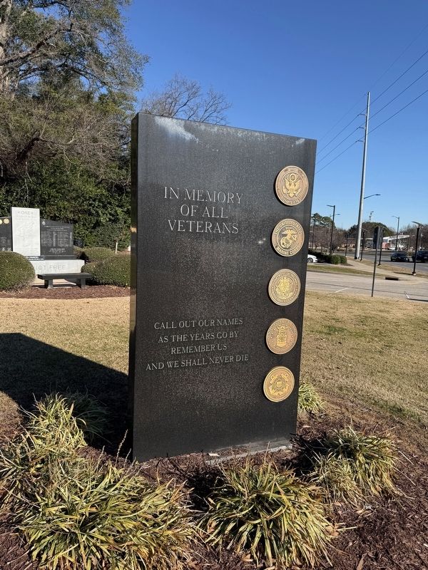 In Memory of All Veterans Memorial. Click for full size. In Memory of All Veterans Memorial image. Click for full size.