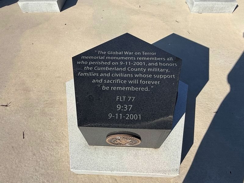 Global War on Terror Memorial. Click for full size. Global War on Terror Memorial image. Click for full size.
