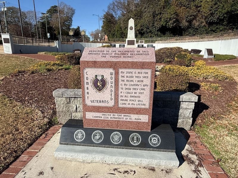 Purple Heart Memorial. Click for full size. Purple Heart Memorial image. Click for full size.