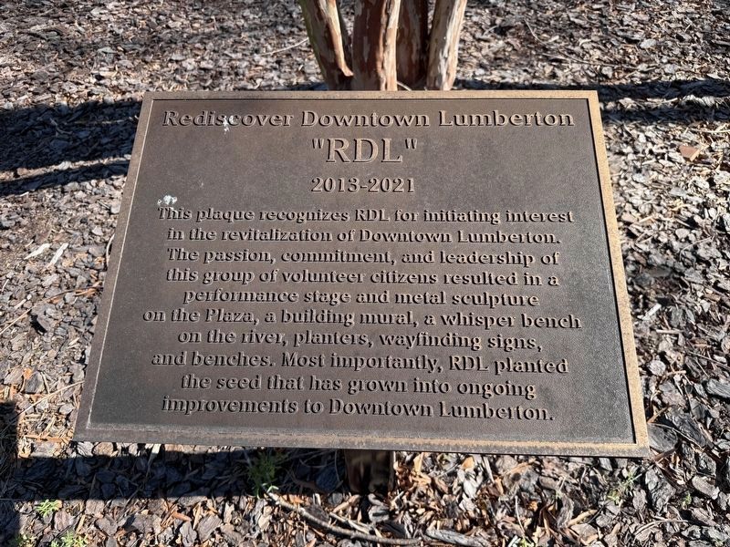 Rediscover Downtown Lumberton Marker image. Click for full size.