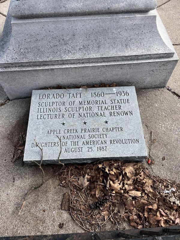 Plaque at the base of the memorial. Click for full size. Plaque at the base of the memorial image. Click for full size.