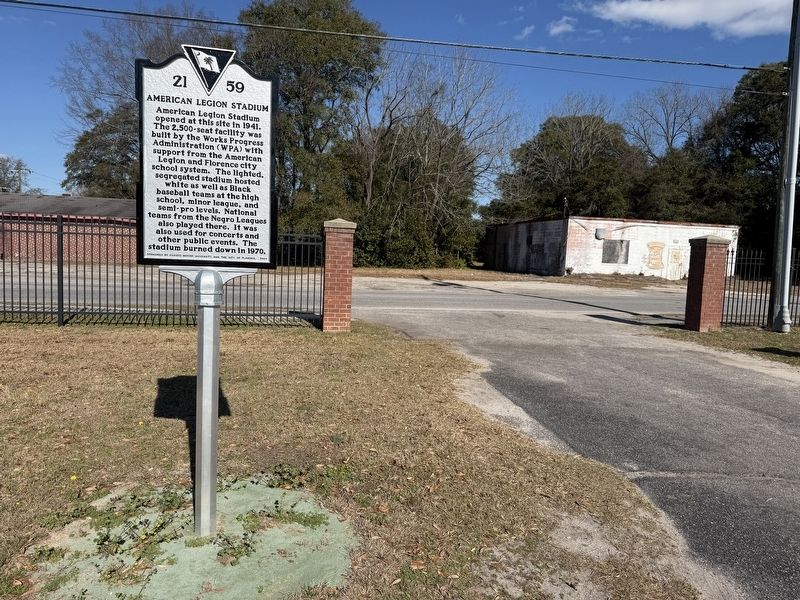 Dr. Iola Jones Park / American Legion Stadium Marker image. Click for full size.