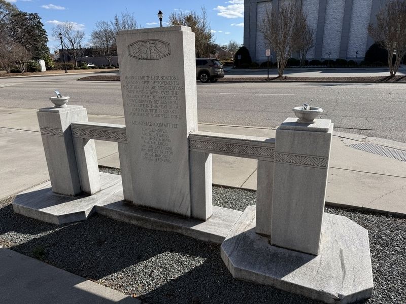 Florence Civic Improvement Society Memorial image. Click for full size.