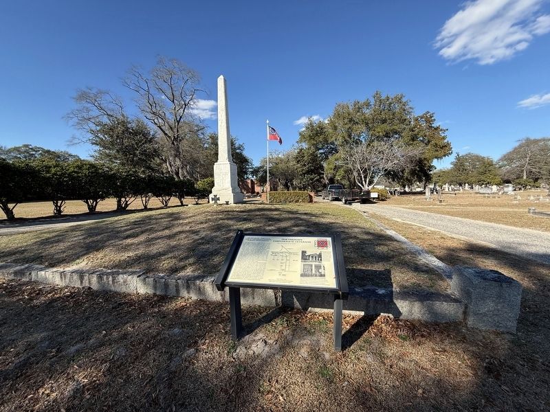 Our Unknown Confederate Veterans Marker in front of the memorial. Click for full size. Our Unknown Confederate Veterans Marker in front of the memorial image. Click for full size.