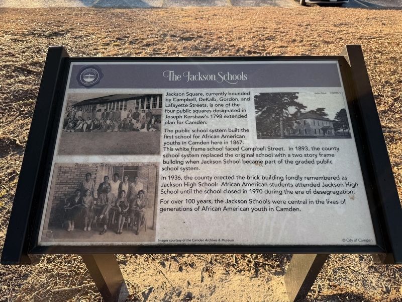 The Jackson Schools Marker image. Click for full size.
