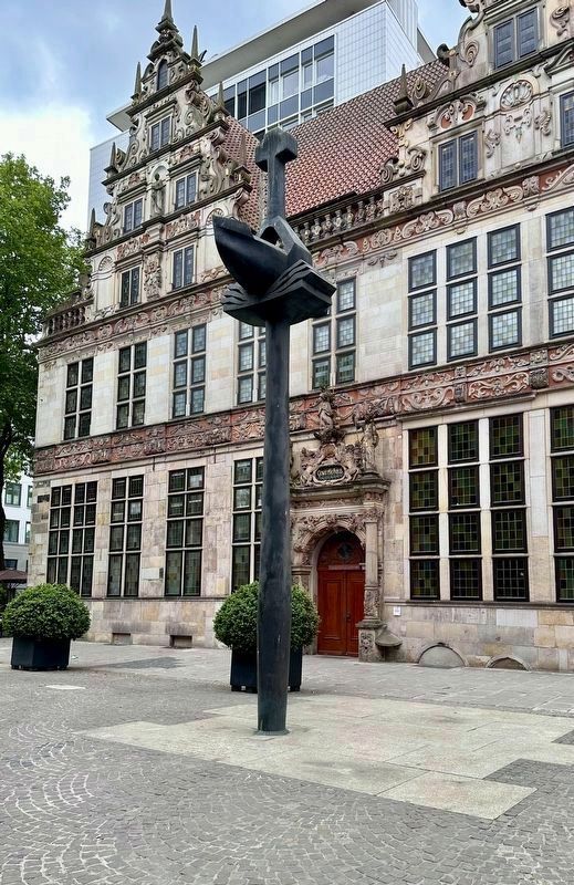 St. Ansgarii Kirche / St. Ansgarii Church column and marker image. Click for full size.