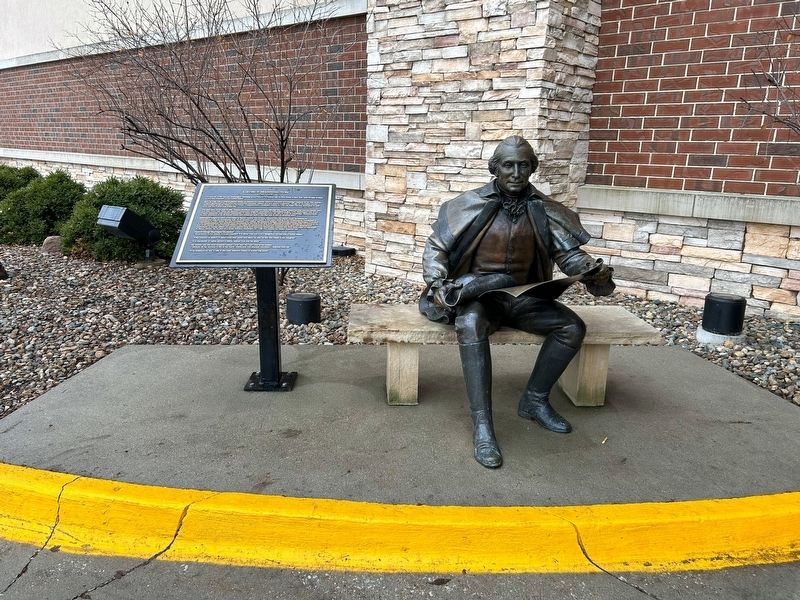 George Washington Marker & Statue image. Click for full size.