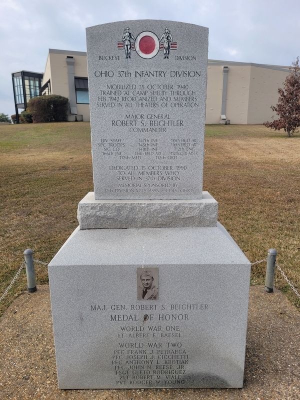 Ohio 37th Infantry Division Marker. Click for full size. Ohio 37th Infantry Division Marker image. Click for full size.