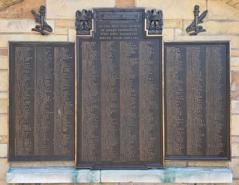 Derry Honor Roll Marker image. Click for full size.