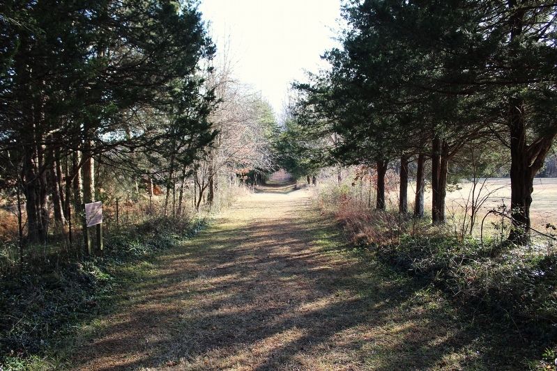 Grant's Approach Marker & Sears Lane Road Trace image. Click for full size.