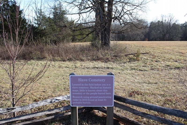Slave Cemetery Marker image. Click for full size.