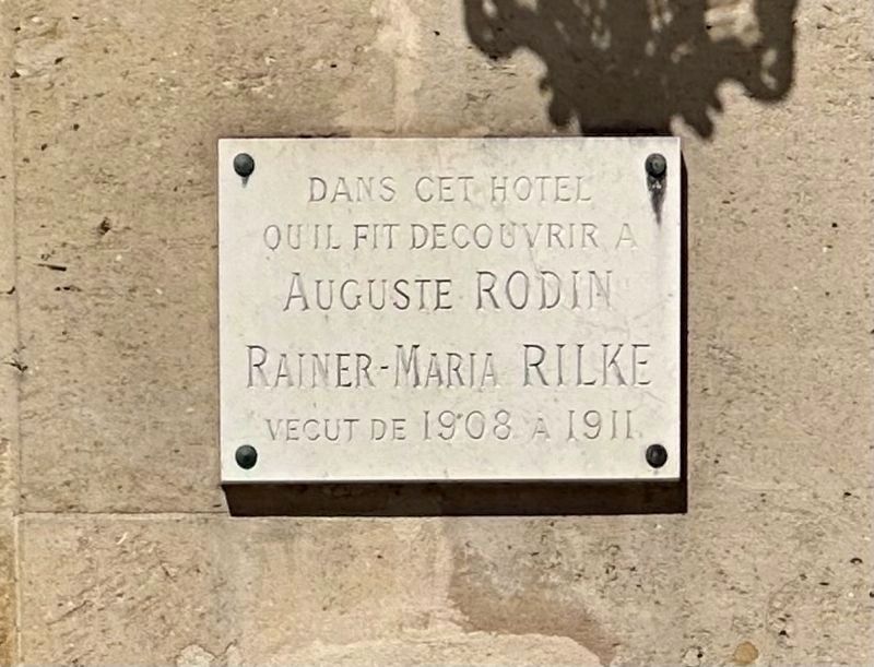 Rainer-Maria Rilke Marker image. Click for full size.