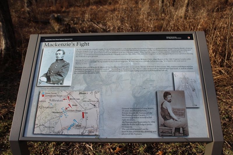 Mackenzie's Fight Marker image. Click for full size.