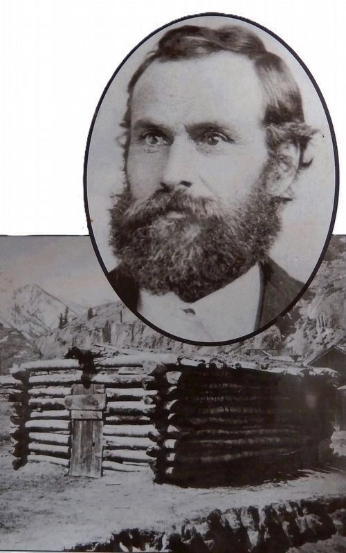 Marker detail: Lake City Founder Enos Throop Hotchkiss image. Click for full size.